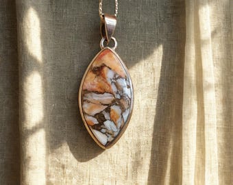 Spiny Oyster Turquoise Pendant