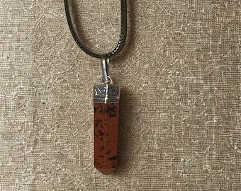 Mahogany Obsidian Pendant 1.4 Inches