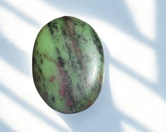 Ruby Zoisite Palm Stone