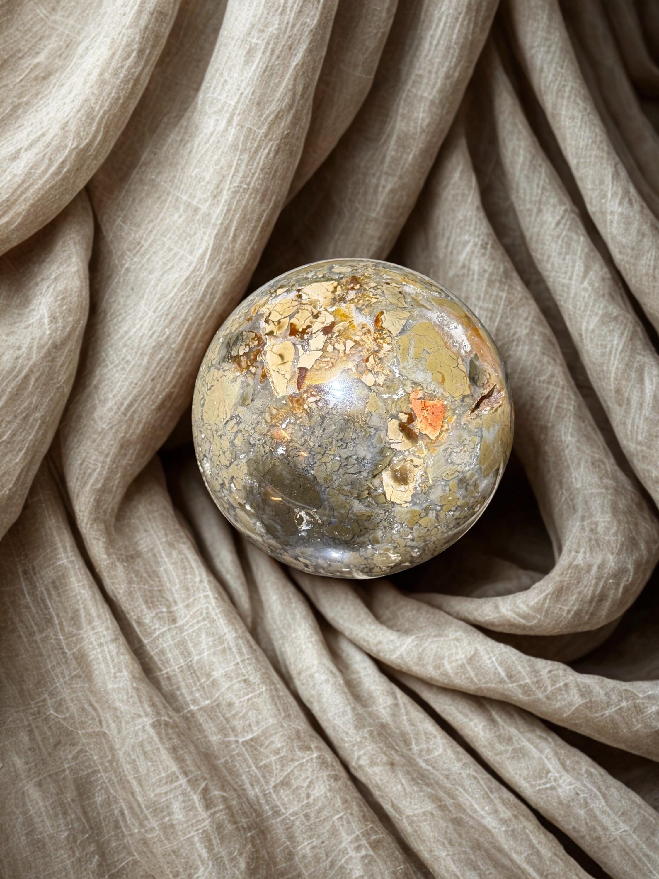 Ibis Jasper Sphere - Etsy