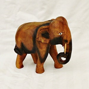 big carved wooden statue animal elephant vintage huge wooden elephant sculpture elephant African animal hand carved elephant carved wood art