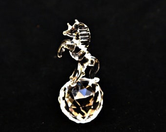 Swarovski Crystal Unicorn Figurine #630119 W/ Box - Art Glass