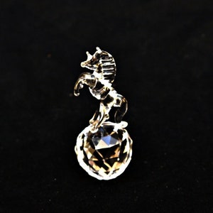 crystal unicorn figurine cut vintage cut crystal unicorn sculpture mini unicorn original crystal miniature large unicorn silver  crystal