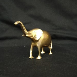 vintage brass elephant figurine brass elephant statue brass elephant brass animal brass ornament collect home decor