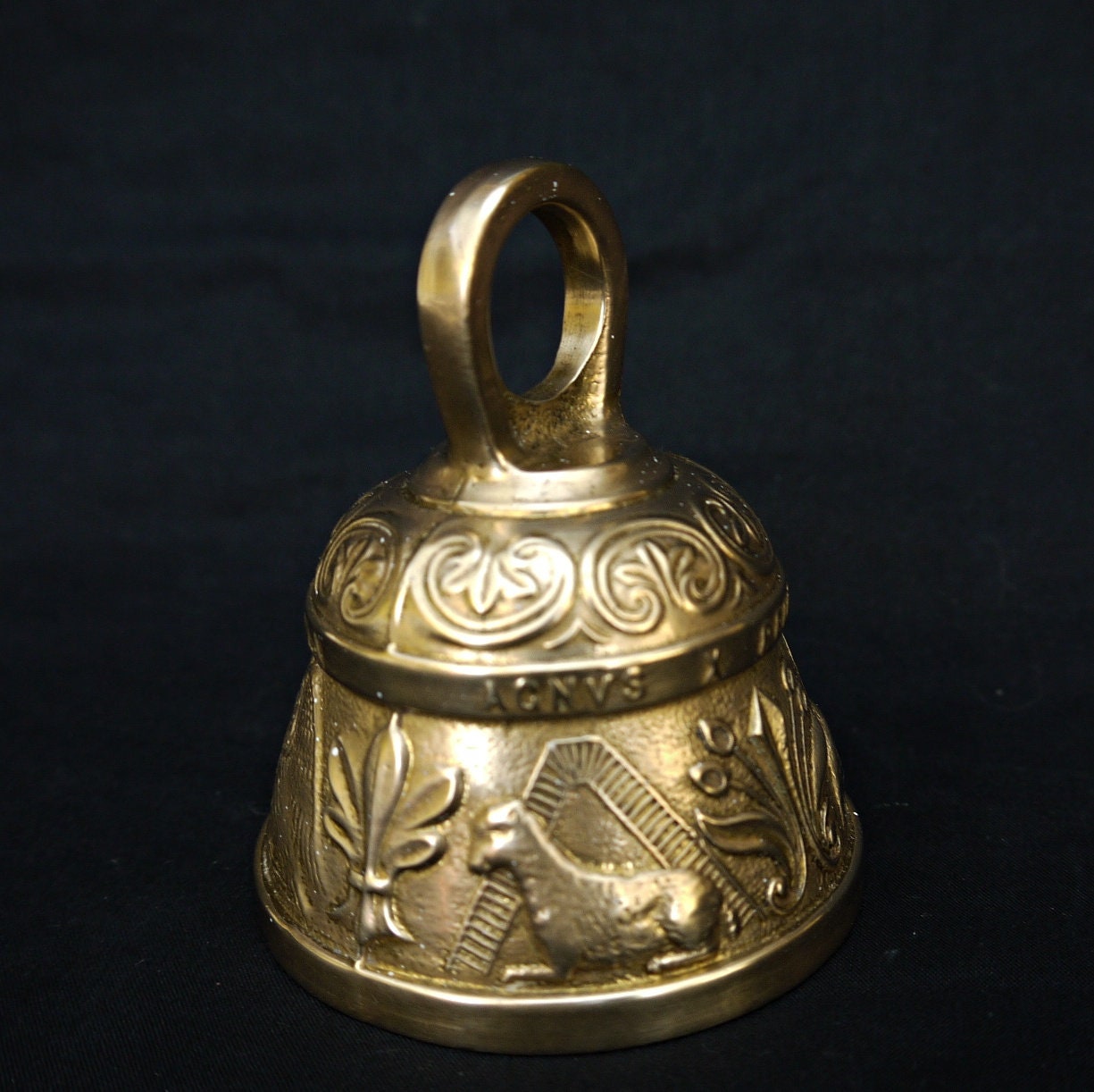 Vintage Large Sanctuary Bell Solid Brass Apostle Bell Church | Etsy