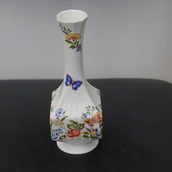 Vintage Vase Aynsley Aynsley Cottage Garden Made In England Etsy