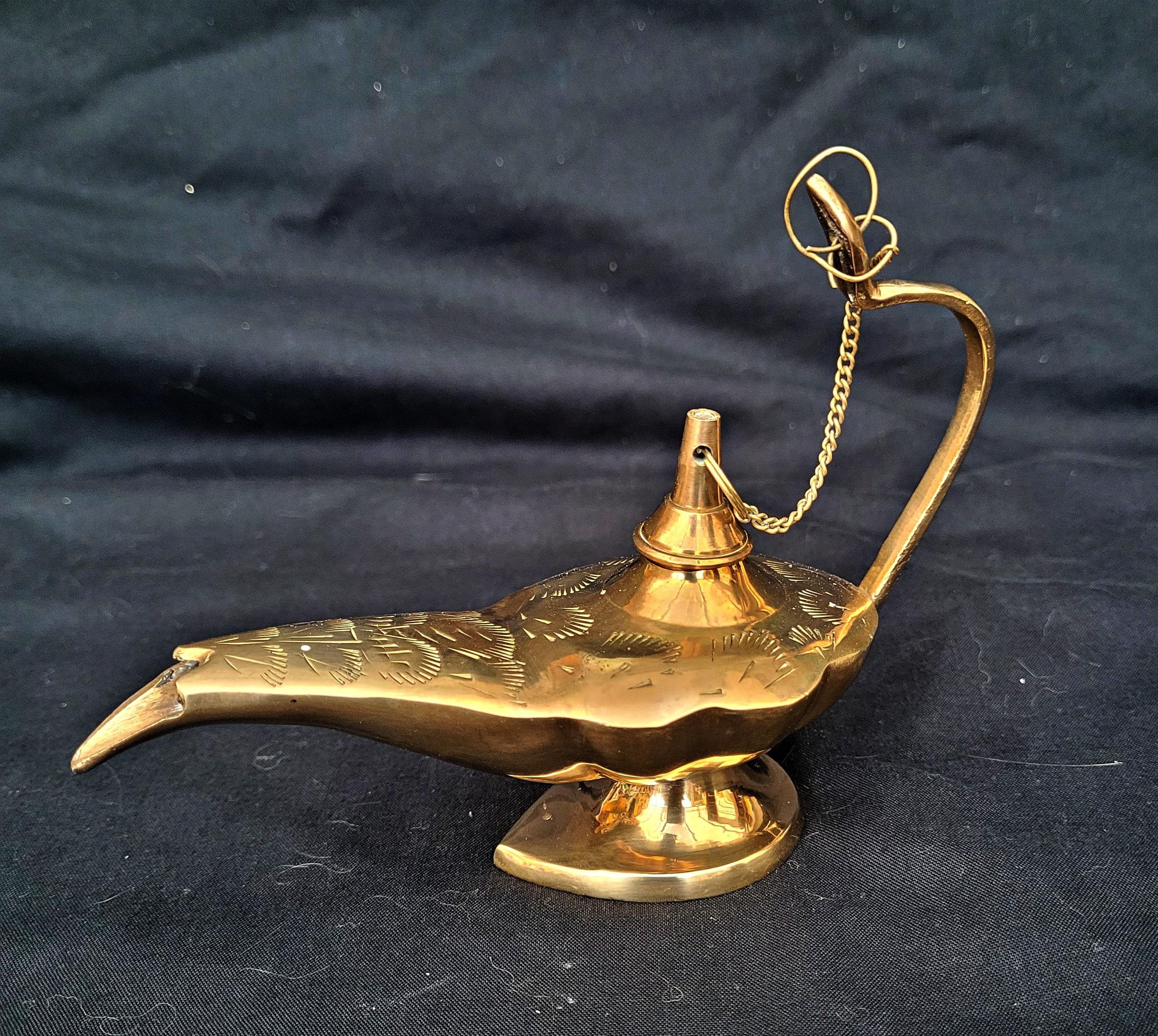 Lampes Génie Aladdin En Laiton : Brûleurs D'Encens (6).[x1296
