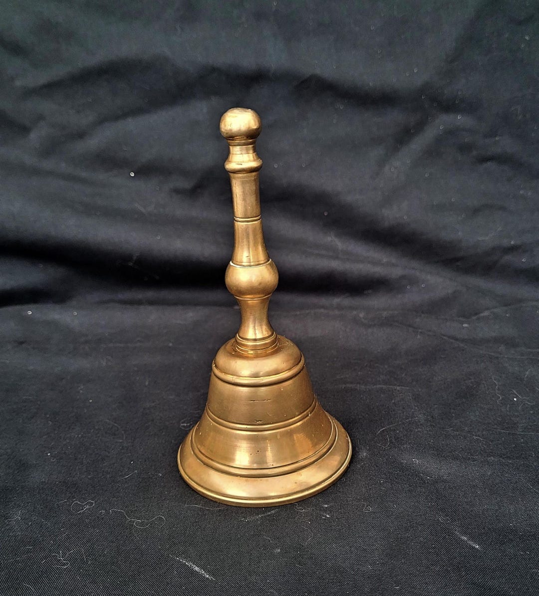 Vintage Solid Brass Hand Bell: French Style Gold Bell - Etsy