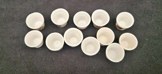Birchcroft China Lot De 3 Dés à Coudre En Porcelaine Fine - Collection Regency Romance - Fabriqué à La Main En Angleterre - 10