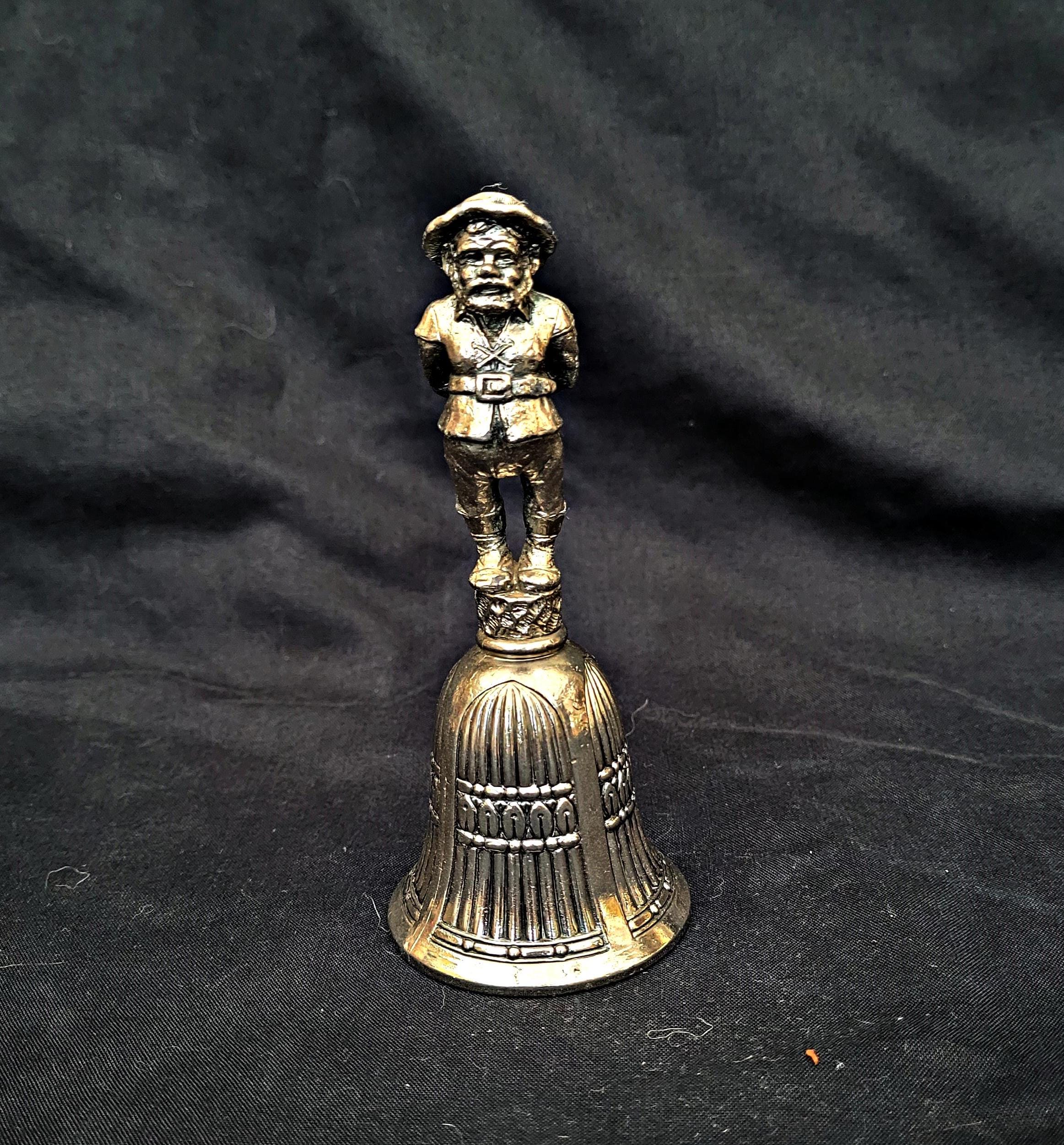 Vintage Silver Hand Bell - Etsy