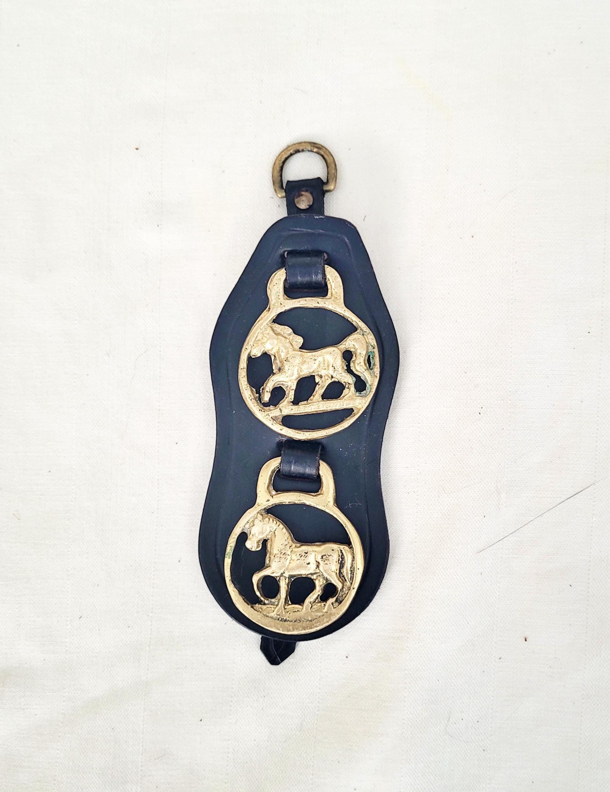 ANCIENNE DECORATION DE HARNAIS POUR CHEVAL, grande taille
