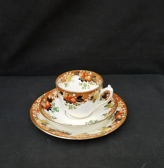 Royal Albion China Trio: Antique English Teacup, Saucer, and Plate