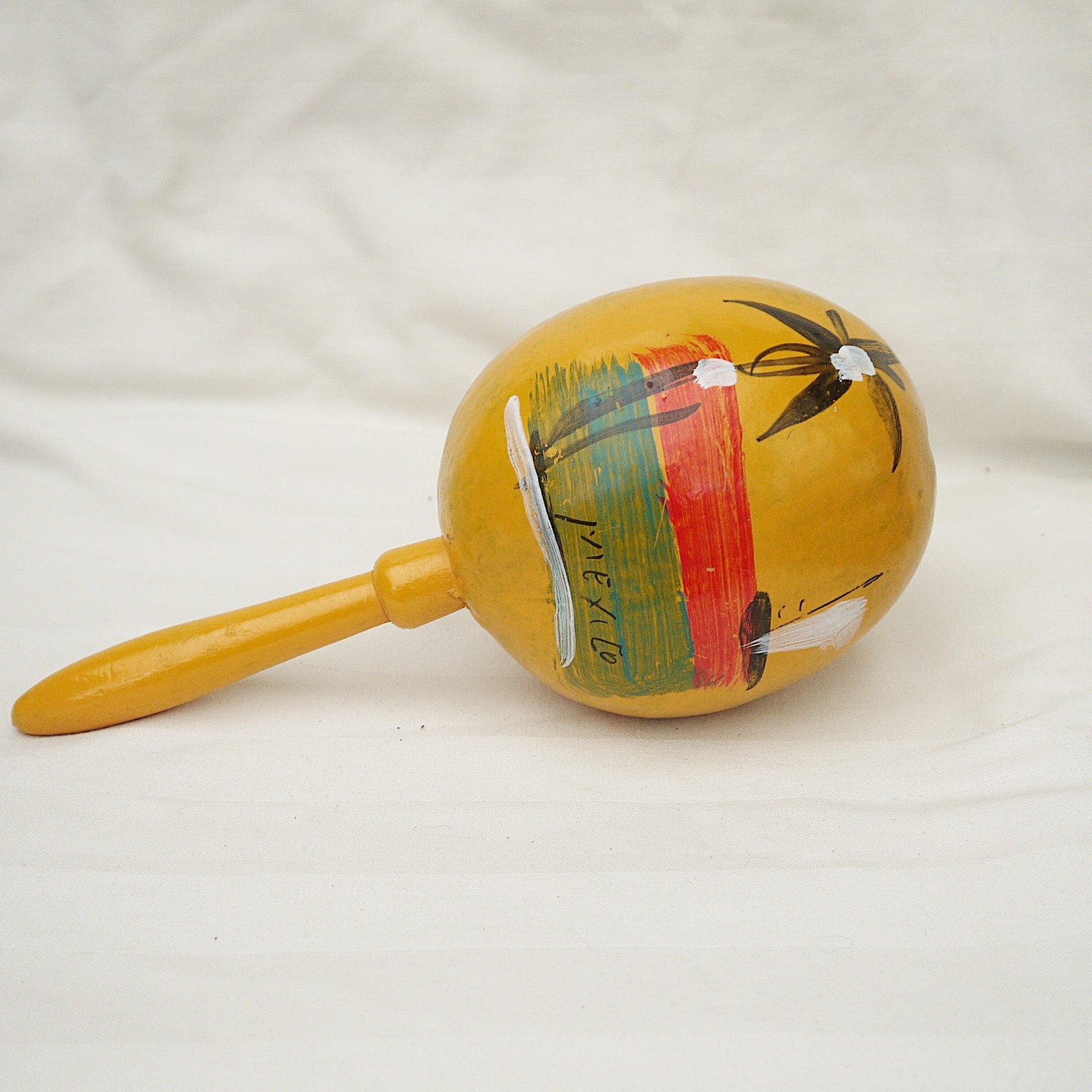 Large Maraca Rattle Vintage Mexico Rattle Hand Made and Hand - Etsy Finland
