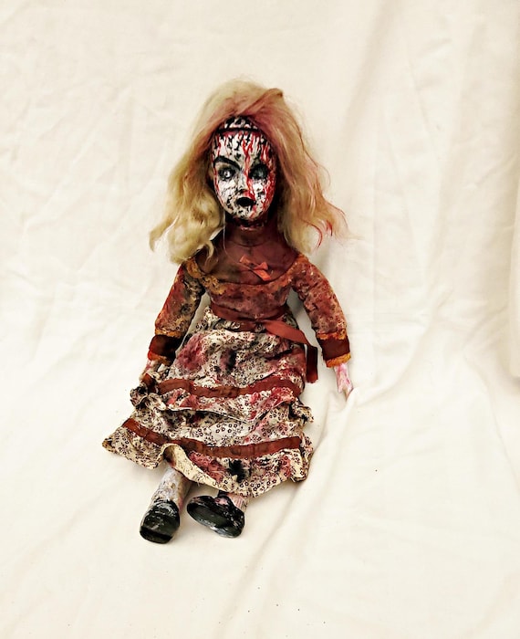 FIESTAS GUIRCA Costume da Bambola Maledetta per Bambina 5-6 anni