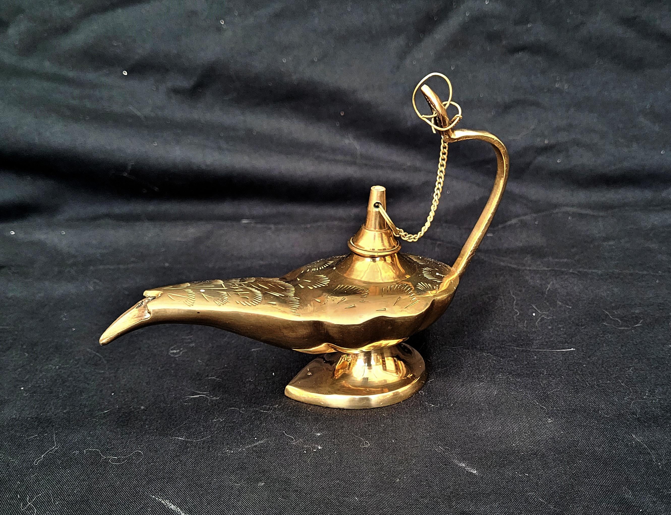 【未使用品】 希少 Aladdin Lamp オイルランプ ランプ レト アラジンの魔法のランプ 【18cm×11cm】 の通販 - TIRAKITA.COM