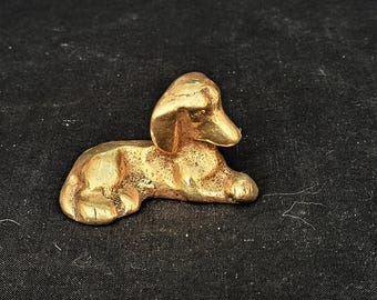 鋳造真鍮製ダックスフント - ヴィンテージミニペット彫刻 - Etsy 日本