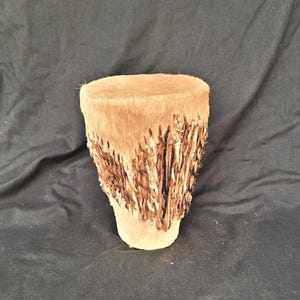 Toumperleki Goblet drum Doumbek Vintage drum with rattle inside African drum natural animal skin leather art drum African instrument