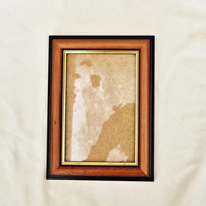 natural wood photo frame vintage wooden picture frame ornate golden  wall hanging frame brown  frame crafts frame rectangle shaped
