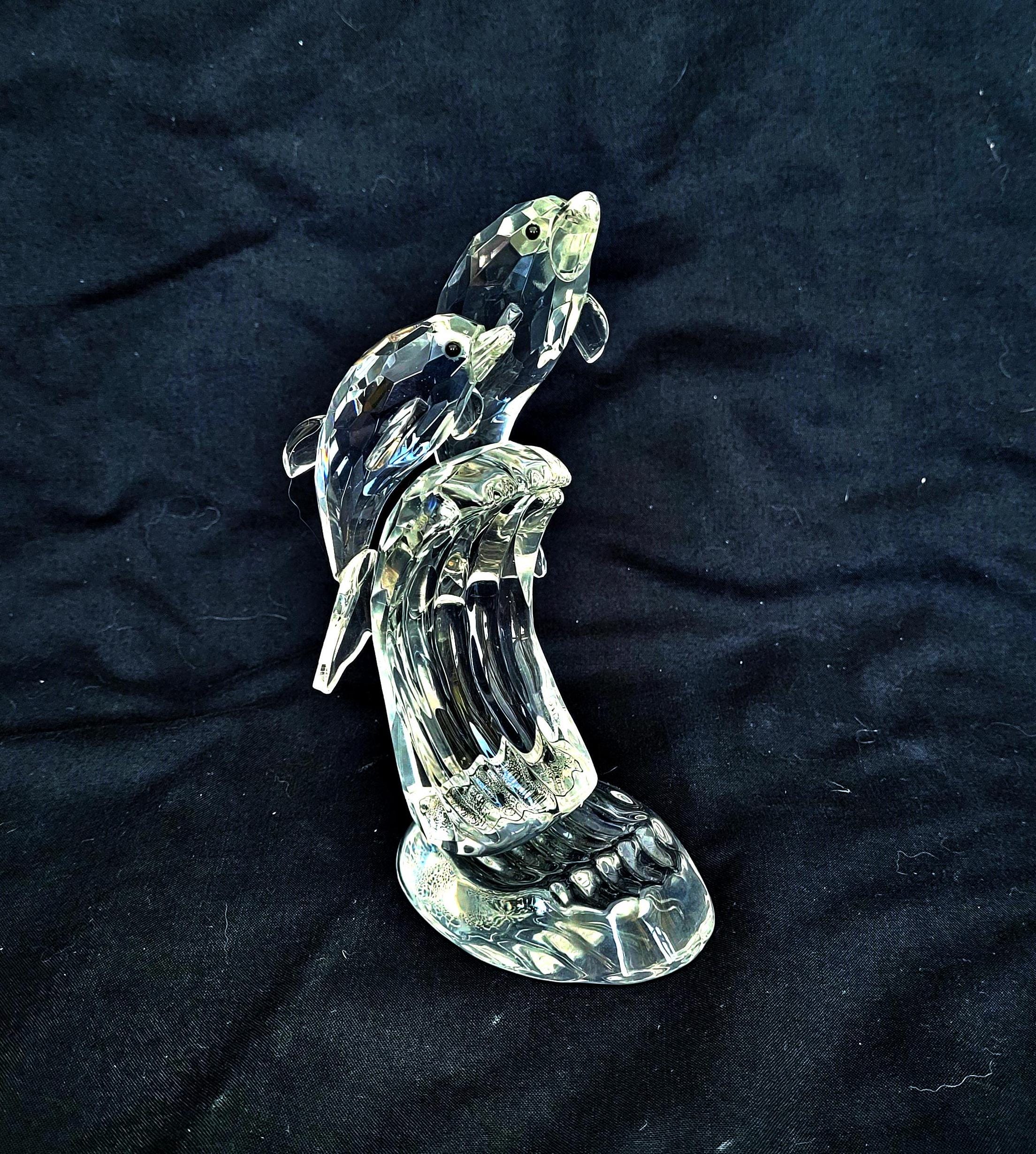 Swarovski Crystal Figurines Dolphin - Etsy