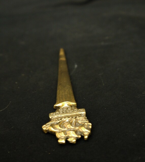 Brass Letter Opener Vintage Solid Brass Letter Knife French