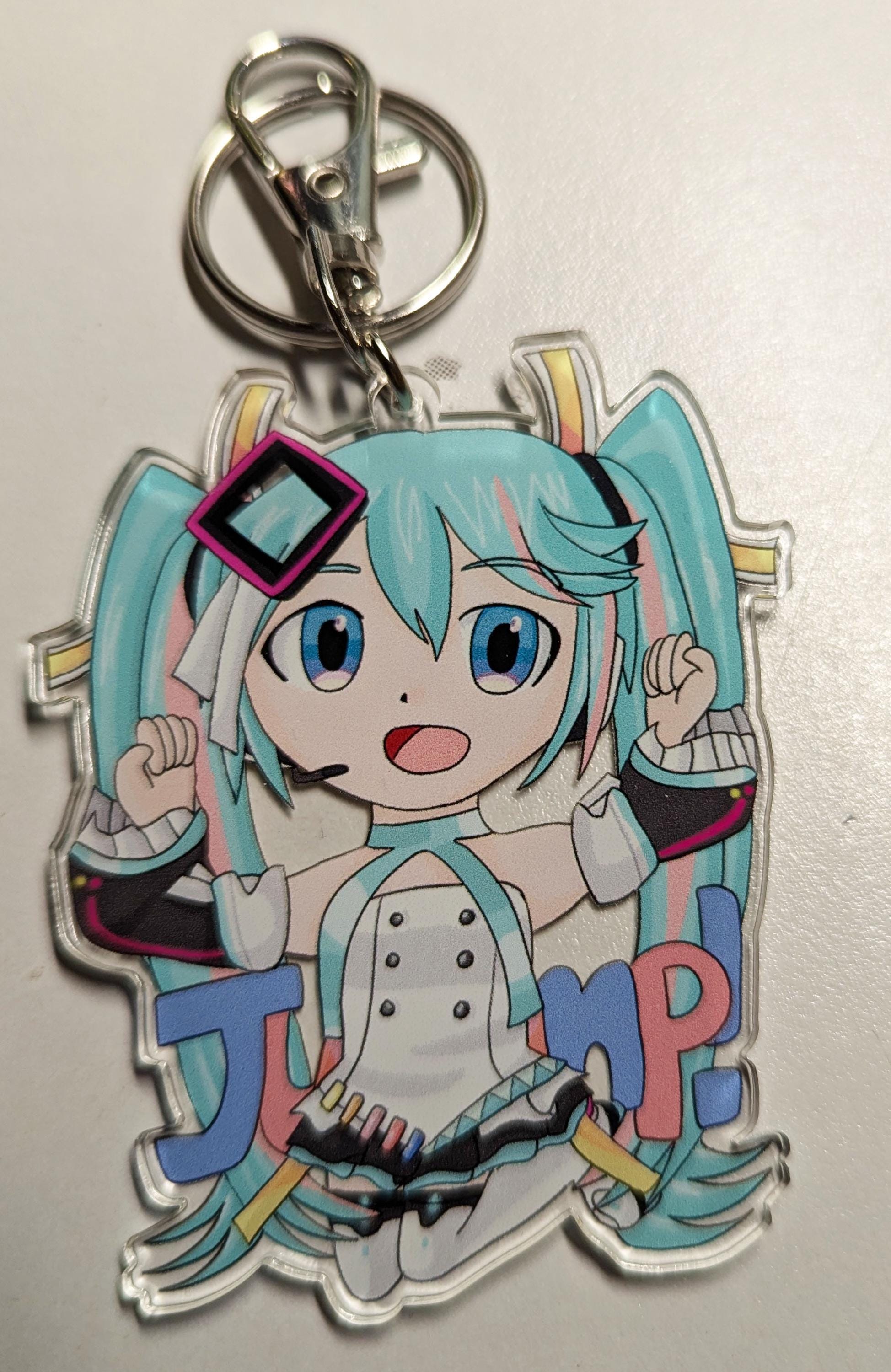 初音ミク　MIKU EXPO 2014 Keychain B キーチェーン Hatsune Miku: Miku Expo 24 Version Keychain - Etsy