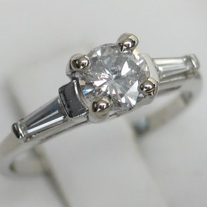 0.92ctw Beautiful Estate Diamond Engagement Ring image 3