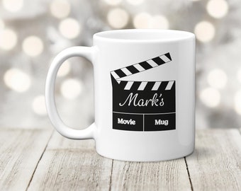 Taza de cine personalizada / Taza para amantes del cine