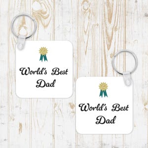 World&#39;s Best Dad Keyring, Fathers Day Gift, Daddy Gifts, New Dad Gift, Gifts for Dad, Daddy Keyring, Dad Christmas Gift, Dad Birthday Gift