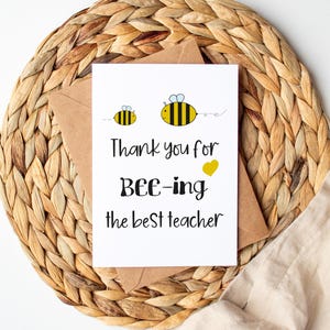 Merci d'avoir été le meilleur enseignant Carte de voeux, Merci enseignant, Cadeau pour enseignante de maternelle, Meilleur enseignant, Aide-enseignant