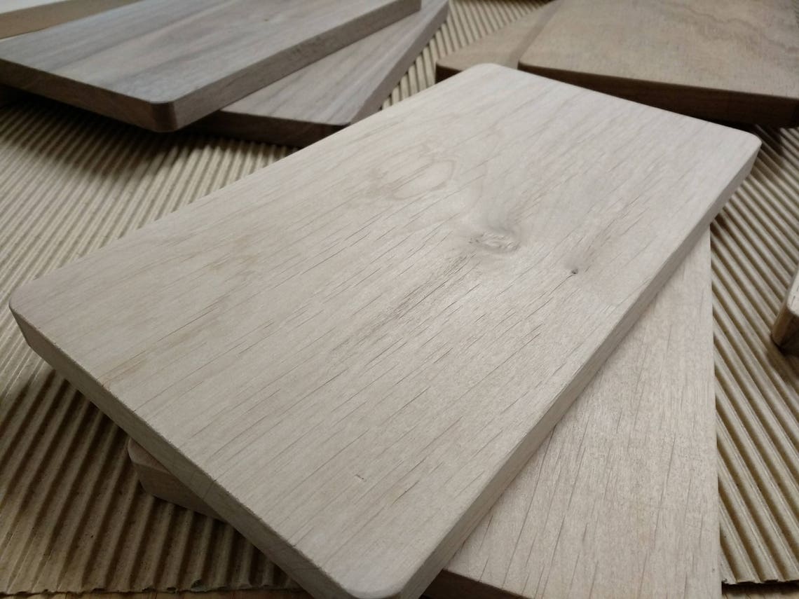Tablas de madera maciza para presentación de alimentos Etsy España