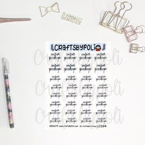 LCS91-100 Script Sticker Functional Sticker Handwritten Sticker Plan Planner Addict Planning Planner Sticker Icon Sticker LCS94