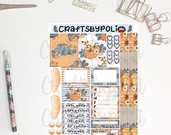 LC1P One Page Daily Sticker kit | Daily Kit Sticker | Planning Sticker | Planner Sticker | Icon Sticker