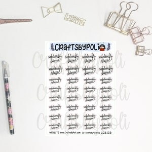 LCS121-130 Script Sticker Functional Sticker Handwritten Sticker Plan Planner Addict Planning Planner Sticker Icon Sticker LCS123