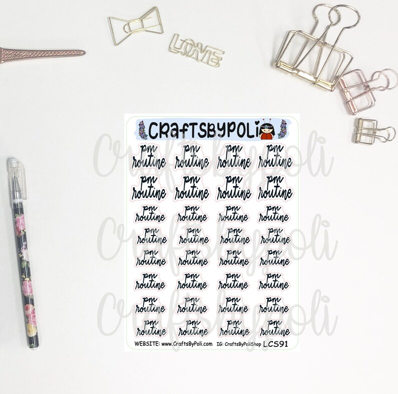 LCS91-100 Script Sticker Functional Sticker Handwritten Sticker Plan Planner Addict Planning Planner Sticker Icon Sticker LCS91