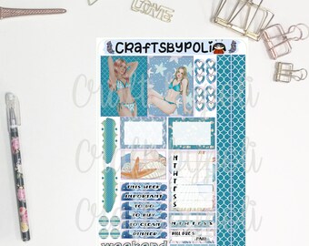 LC1P One Page Daily Sticker kit | Daily Kit Sticker | Planning Sticker | Planner Sticker | Icon Sticker