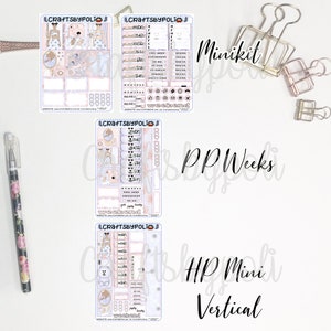 Mijn Vibe-stickerset | MiniKit MiniHP Vertical PrintPression Weeks stickerkit | Planningsplanner-sticker