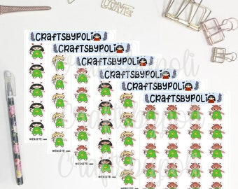 PC85 Poli Fully Charged Sticker|Journal sticker| Plan | Planner Addict Sticker| Planning Sticker| Planner Sticker| Icon Sticker