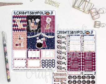 New Year Cheer Sticker Kit | MiniKit  PrintPression Weeks Sticker Kit | Planning Planner Sticker