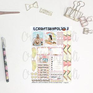 LC1P One Page Daily Sticker kit | Tägliches Kit Sticker | Planer Sticker | Planner Aufkleber | Icon Sticker