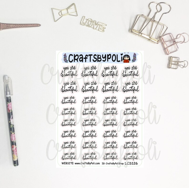 LCS121-130 Script Sticker Functional Sticker Handwritten Sticker Plan Planner Addict Planning Planner Sticker Icon Sticker LCS126