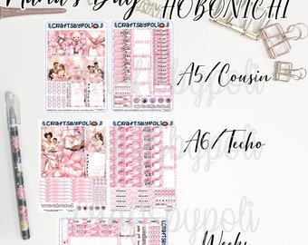 Mama's Day Sticker Kit | Hobonichi Weeks Cousin A6 Sticker Kit | Planning Planner Sticker