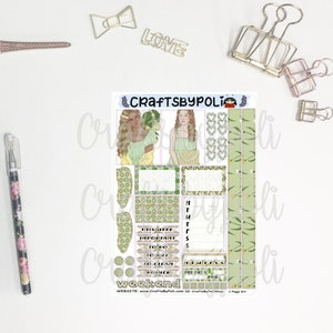 LC1P One Page Daily Sticker kit | Tägliches Kit Sticker | Planer Sticker | Planner Aufkleber | Icon Sticker