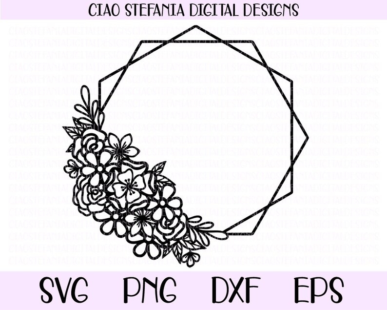 Free Free 131 Flower Frame Svg SVG PNG EPS DXF File