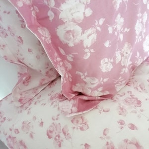 Floral duvet cover, duvet cover queen, duvet cover full, duvet cover king. Custom duvet cover. Cotton duvet set. Made in Italy