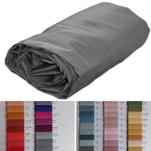 Fitted sheet in percale cotton. Any size available upon request. Handcrafted product. Made in Italy.