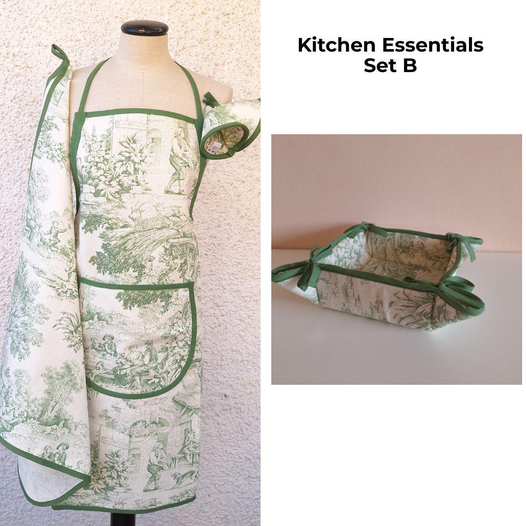 トワルドジュイのエプロンです。 ☆トワルドジュイエプロン ブラック | SAJOU/サジュ― | 三越