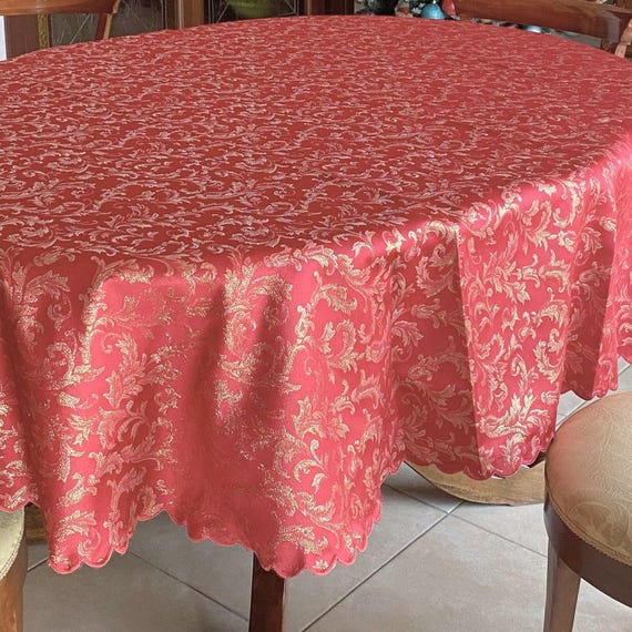 Tischdecke aus Lurex. Partytischdecke. Alle Größen. Rechteckige, runde, quadratische und ovale Tischdecken. Hergestellt in Italien
