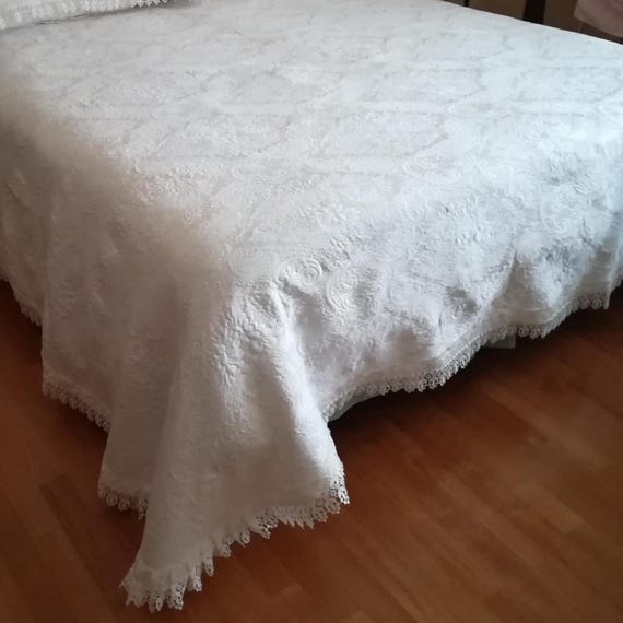 ベッドカバー　フランスベッド　ダブル　（レーススプレッド） ベッドカバー フランスベッド ダブル （レーススプレッド）