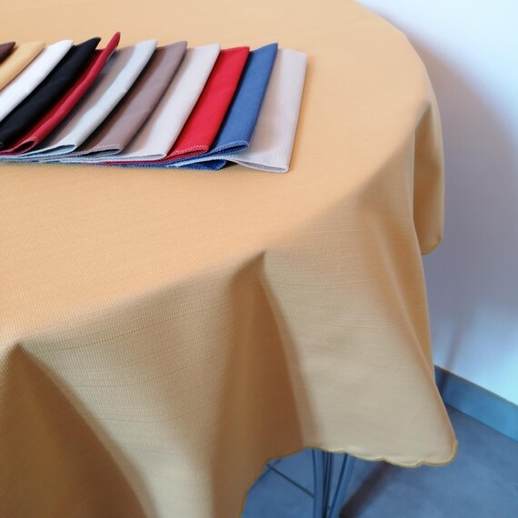 Fleckabweisende rechteckige Tischdecke. CANVAS. Bügelfreie Tischdecke, Tischdecke, Maßanfertigung, Geschenkidee, Polyester-Tischdecke, Made in Italy