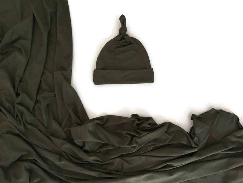 olive green swaddle